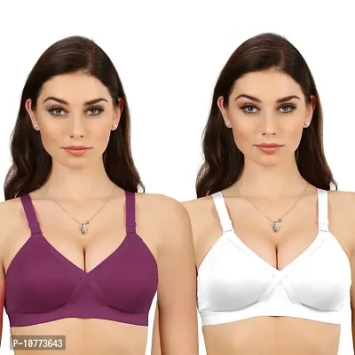 Buy Groversons Paris Beauty Non Padded Full Coverage Plus Size Bra Combo  Pack of 2 Online In India At Discounted Prices