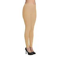 Groversons Super Soft Fabric, Non-Transparent, Ankle Length Leggings (Ankle-Skin-L)-thumb2