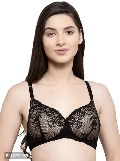 Buy Groversons Paris Beauty Lightly Padded Lace Bra Online at Best