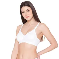 Groversons Paris Beauty Women Full Coverage Everyday T-Shirt Bra White-thumb2