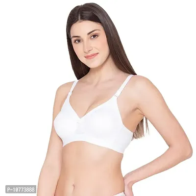 Groversons Paris Beauty Women Full Coverage Everyday T-Shirt Bra White-thumb3