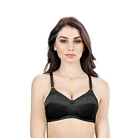 Groversons Paris Beauty Women's Cotton Non Padded Wire Free T-Shirt Bra (Trinity-Combo-2_Multicolor_44B)-thumb4