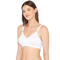 Groversons Paris Beauty Women?s Cotton Rich Non-Padded Wireless Smooth Super Lift Full Coverage Bra (BR005-WHITE-34B)-thumb2