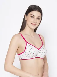 Groversons Paris Beauty Women Full Coverage Everyday T-Shirt Bra Pink-thumb1