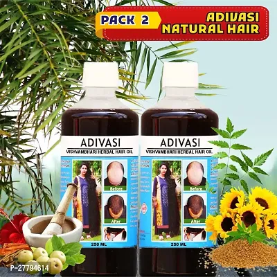 Natural Hair Care Oil, Pack Of 2, 250Ml Each