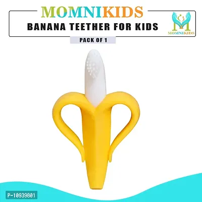 Trendy Baby Banana Training Toothbrush And Teether For 6 To 12 Months Baby-thumb0