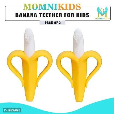 Trendy Baby Banana Training Toothbrush And Teether For 6 To 12 Months Baby