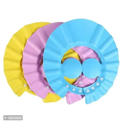 Trendy Baby Bath Shower Cap Adjustable Eva Cap With Ear And Eye Protection-thumb4