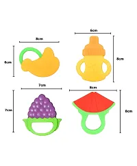 Trendy Non Toxic Food Grade Silicone Fruit Shape Teether For 6 To 12 Months Baby-thumb3