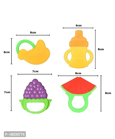 Trendy Non Toxic Food Grade Silicone Fruit Shape Teether For 6 To 12 Months Baby-thumb4