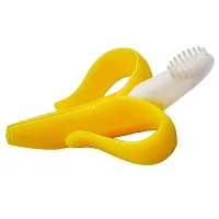 Trendy Baby Banana Training Toothbrush And Teether For 6 To 12 Months Baby-thumb1
