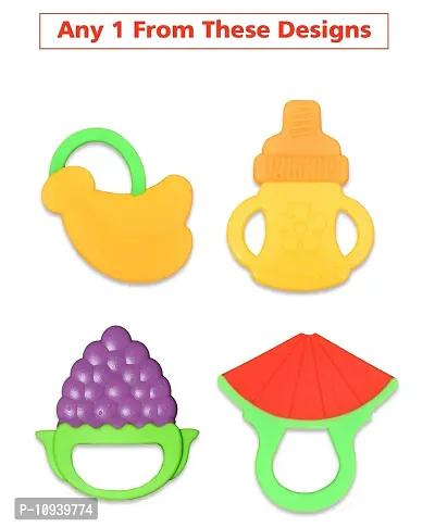 Trendy Non Toxic Food Grade Silicone Fruit Shape Teether For 6 To 12 Months Baby-thumb3