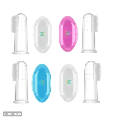 Silicone Finger Brush For Kids Pack Of 4