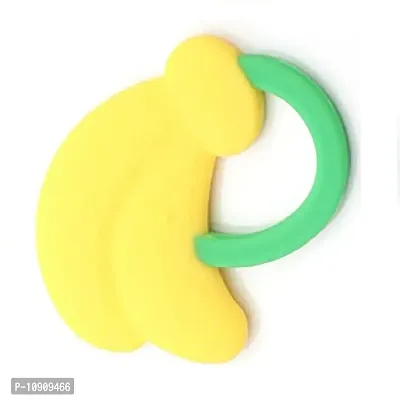 Non Toxic Food Grade Silicone Fruit Shape Teether For 6 To 12 Months Baby Pack Of 1