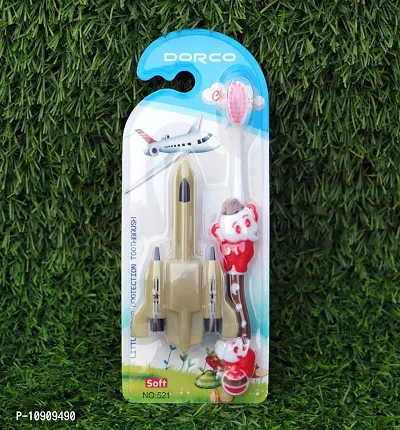 Kids Tooth Brush With Toy Set For Boys And Girls Pack Of 1