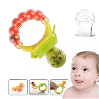 Trendy Rattle Fruit Feeder, Silicone U Shape Brush, Rattle Teether And Silicone Spoon Feeder Bottle-thumb1