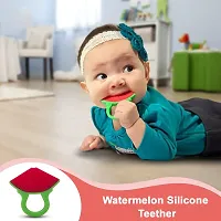 Trendy Non Toxic Food Grade Silicone Fruit Shape Teether For 6 To 12 Months Baby-thumb1