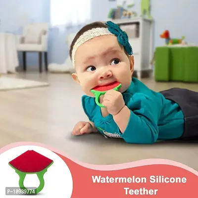Trendy Non Toxic Food Grade Silicone Fruit Shape Teether For 6 To 12 Months Baby-thumb2