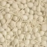 Pure Cotton Round Wicks Diya Batti, Phool Batti for Pooja Aarti White Color Pack of 200-thumb1