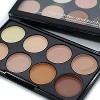 Cosmetic Beauty Natural Highlighter And Contour Concealer Palette-thumb1