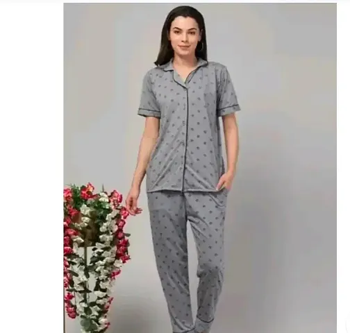 Best Selling Cotton Top & Pyjama Set Women's Nightwear 