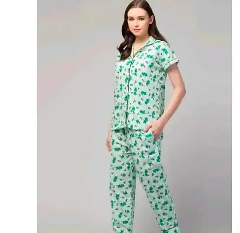 Hot Selling Cotton Night Suits Women's Nightwear 