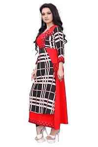 Women's Beautiful Rayon Slub Self Pattern Kurta-thumb2