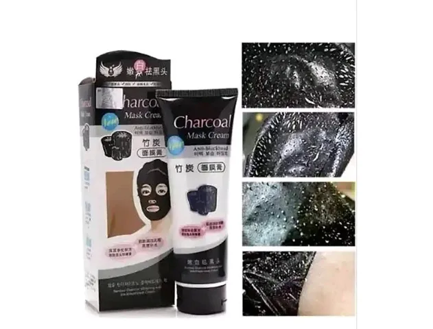 Wiffy ?Charcoal Carbon Peel Off Diy Purifying Black Mask For Blackhead Whitehead Pores Face Nose for women and man??(130 g)