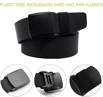 Davidson Pack of 2 Men's Army Style Buckle Belts (C3)-thumb3