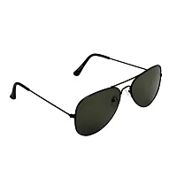 Davidson Black Aviator Sunglasses With Cotton Cap for Sun Protection for Men Women (Option-9) (Option-8)-thumb2