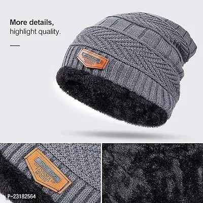 Winter Wear for Women Winter Cap for Men Woolen Cap for Men-thumb4