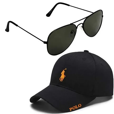 DAVIDSON caps and Sunglasses for Sun Protection for Unisex (Design-6)