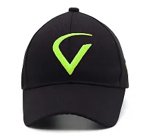 DAVIDSON Virat Kohli Inspired Pure Cotton Baseball Cap for Men Women Boys and Girls (Green)-thumb3