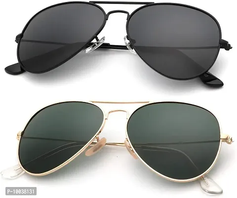 Davidson UV Protected Black Blue Green Sun Protected Sunglasses for men Women Boys and Girls (C7)