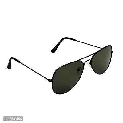 Davidson Black Aviator Sunglasses With Pure Cotton Cap for Sun Protection for Men Women (Option-9) (Otion-6)- Pack of 1-thumb2