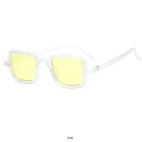 Latest Kabir Singh Plastic Body Sunglass for men women boys and Girls.dn-wht-yellowks-thumb2