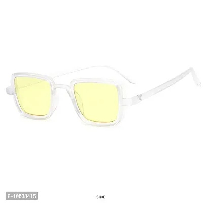 Latest Kabir Singh Plastic Body Sunglass for men women boys and Girls.dn-wht-yellowks-thumb3