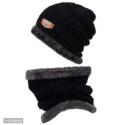 Winter Wear for Women Winter Cap for Men Woolen Cap for Men-thumb0