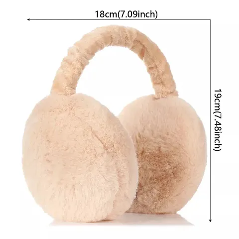 Latest Style Cute Winter Outdoor Adjustable Ear Muffs Fur for Girls and Women