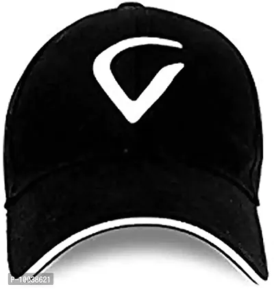 DAVIDSON Unisex Cotton Baseball Cap (Pack Of 2) (fg-009_Black_Free Size)-thumb2