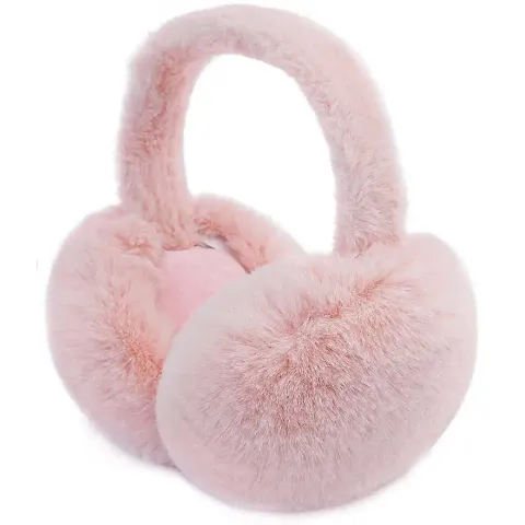 Latest Style Cute Winter Outdoor Adjustable Ear Muffs Fur for Girls and Women