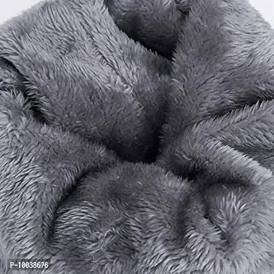 DAVIDSON Winter Knit Beanie Cap Hat Neck Warmer Scarf and Woolen Gloves Set for Men & Women (3 Piece) (C15)-thumb2