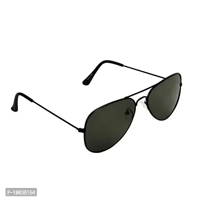Davidson Black Aviator Sunglasses With Pure Cotton Cap for Sun Protection for Men Women (Option-9) (Otion-6)- Pack of 1-thumb5