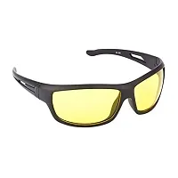 Davidson Yellow Night Drive Sunglasses With Cotton Cap for Sun Protection for Men Women (Option-9) (Option-4)-thumb4