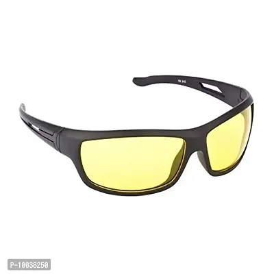 Davidson Yellow Night Drive Sunglasses With Cotton Cap for Sun Protection for Men Women (Option-9) (Option-4)-thumb5