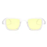 Latest Kabir Singh Plastic Body Sunglass for men women boys and Girls.dn-wht-yellowks-thumb1