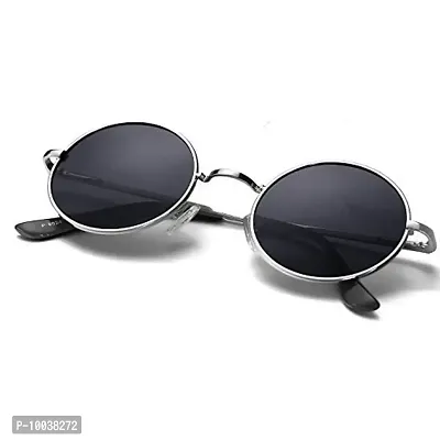 DAVIDSON Round Murcury Sunglasses with Baseball Caps (C6)-thumb2