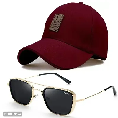 DAVIDSON Round Sunglasses with Baseball CAPP (C4)