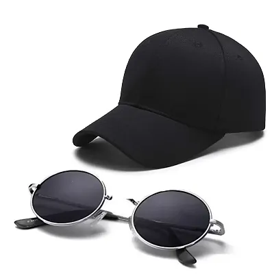 Baseball Cap with Polarized sunglasses Attached | Sunglasses, Baseball cap,  Black baseball cap