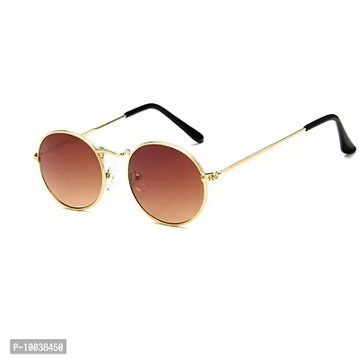 Davidson Round Green and Brown Sunglass-thumb3